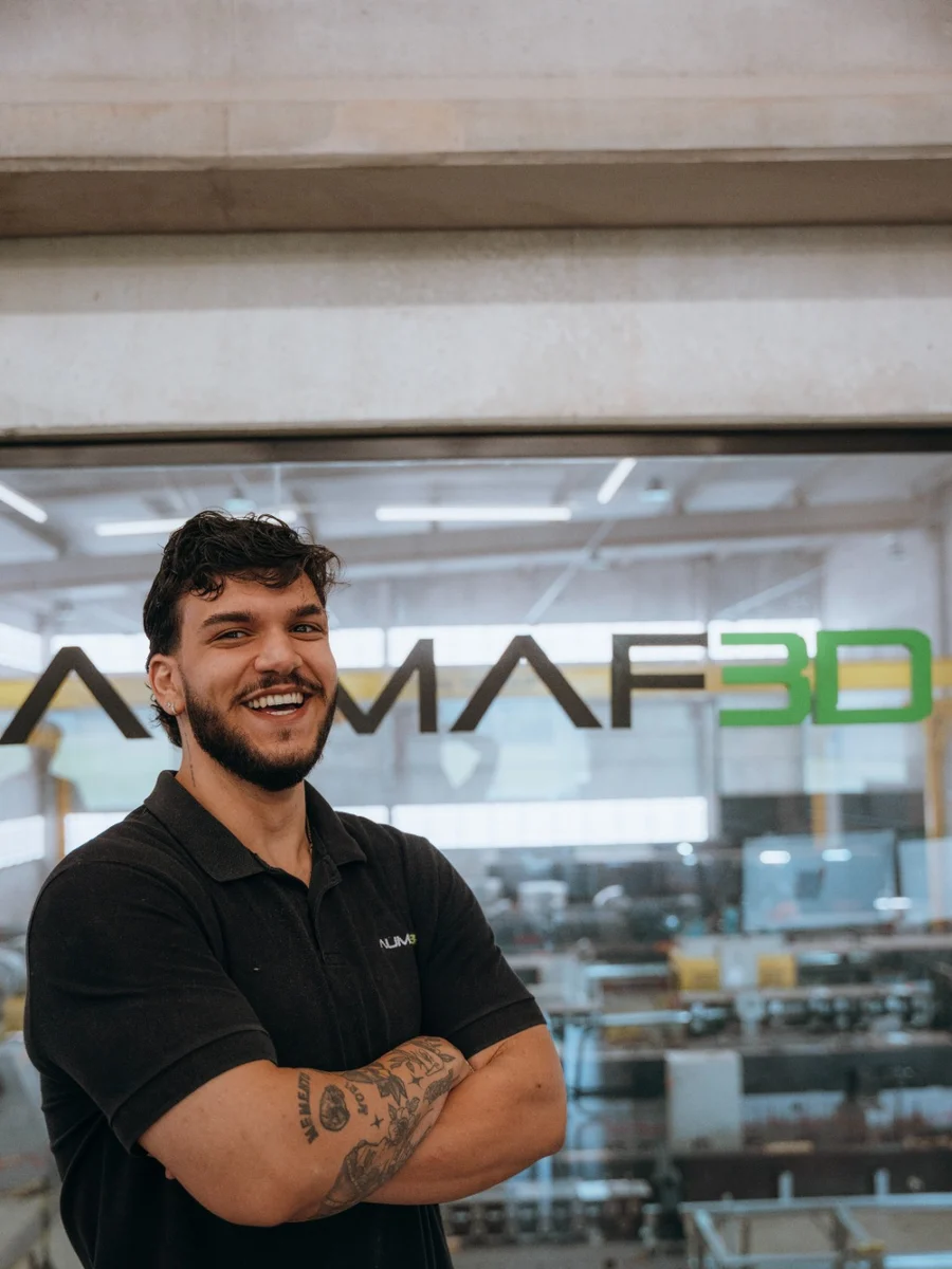 Foto de Tiago Frasson — Técnico em Impressão 3D